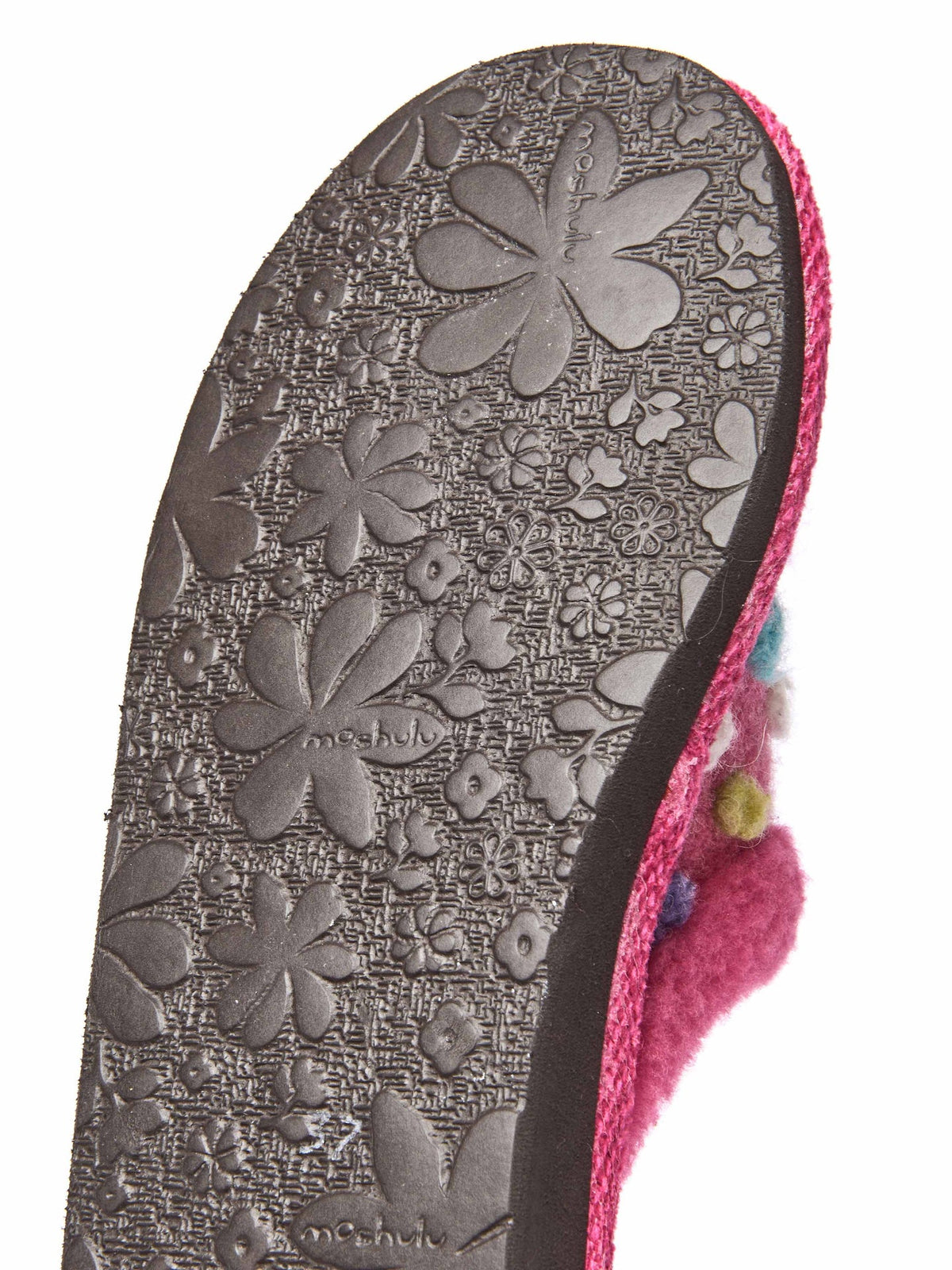 Pink colourful spotty mule slippers - MALIA 2 PINK