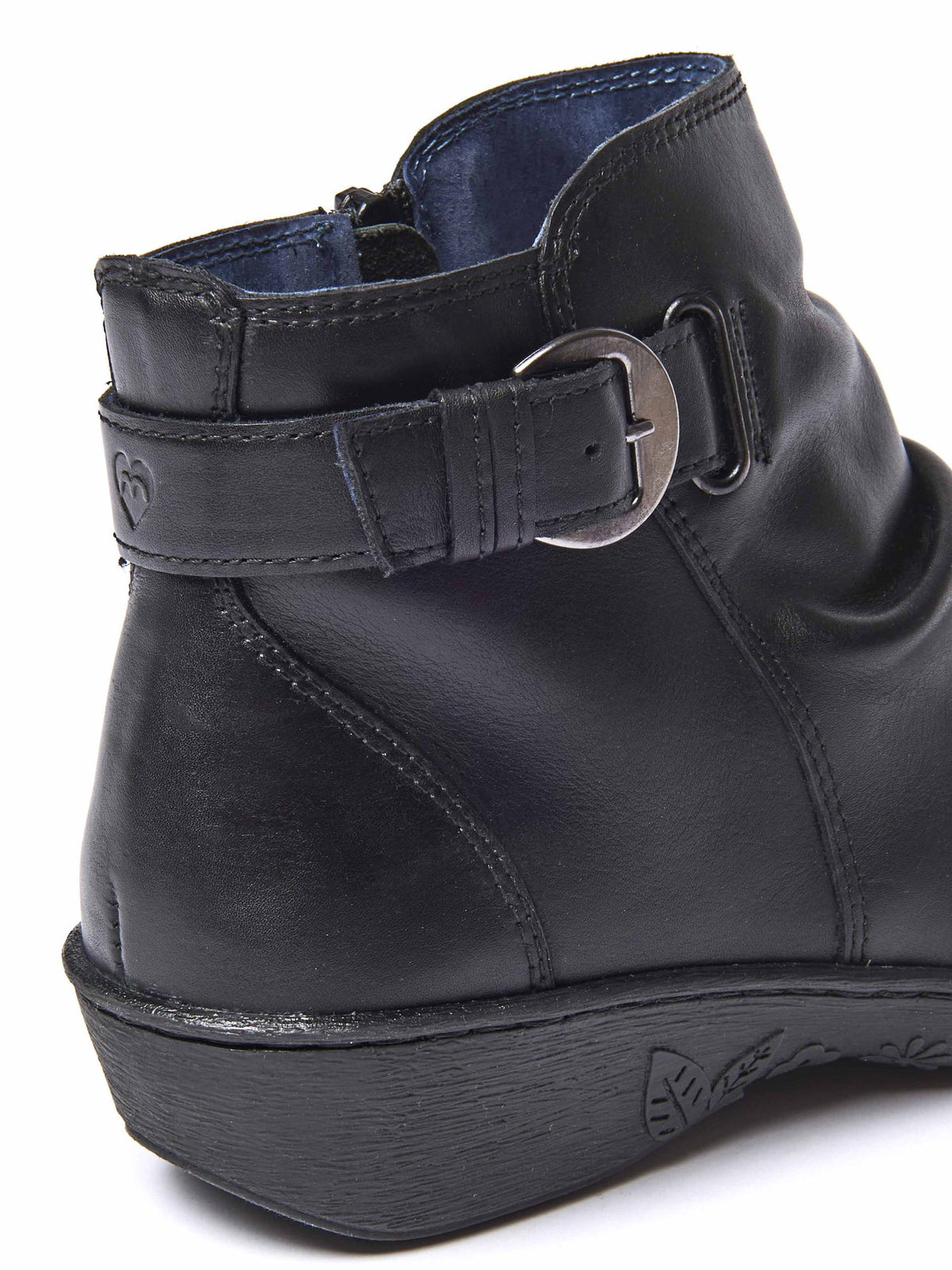 Black slouchy ankle boots - BOURBON 2 BLACK