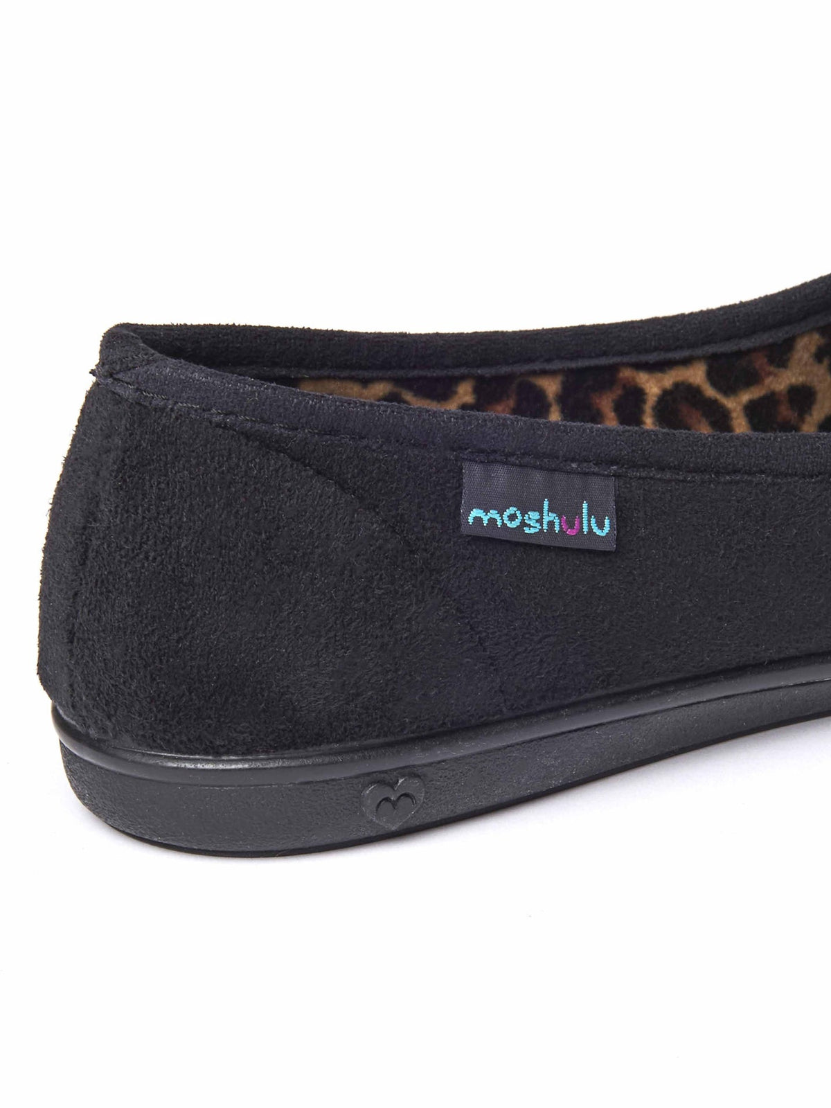 Black textile ballerina slippers - BANOFFEE 2 BLACK