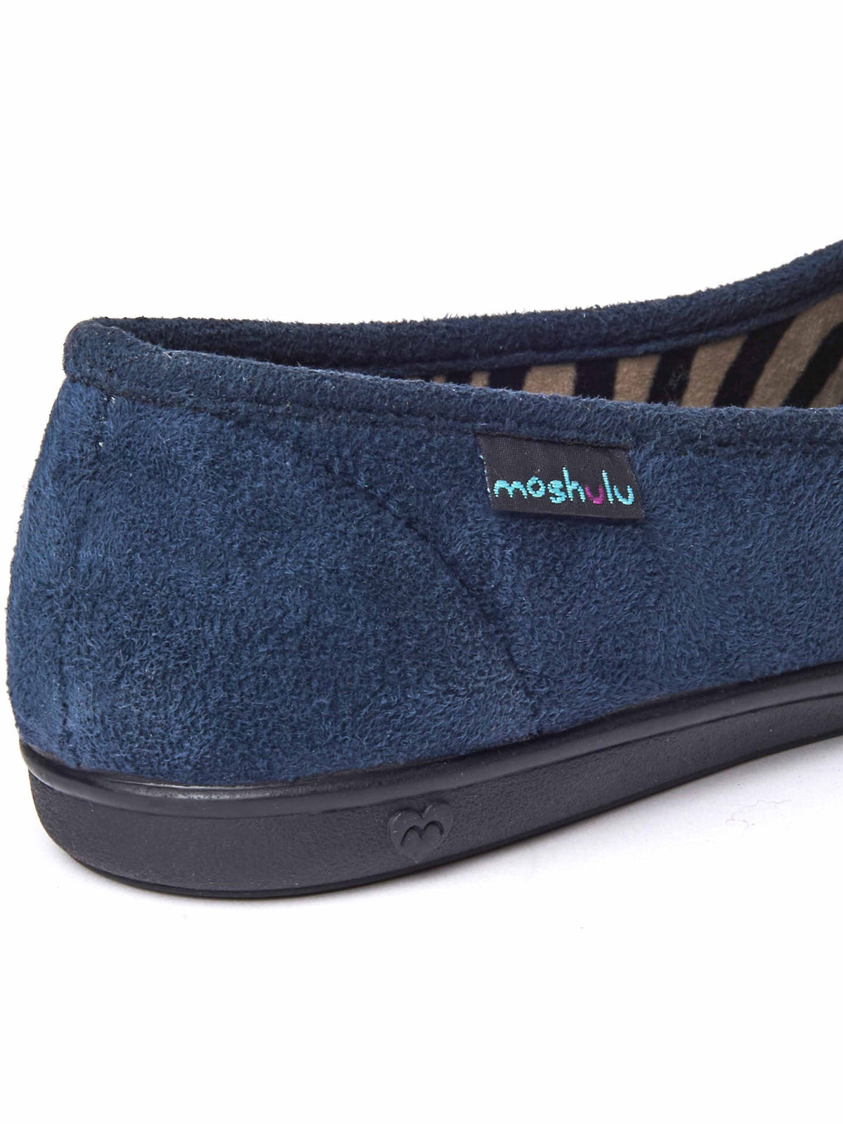 Blue textile ballerina slippers - BANOFFEE 2 INDIGO