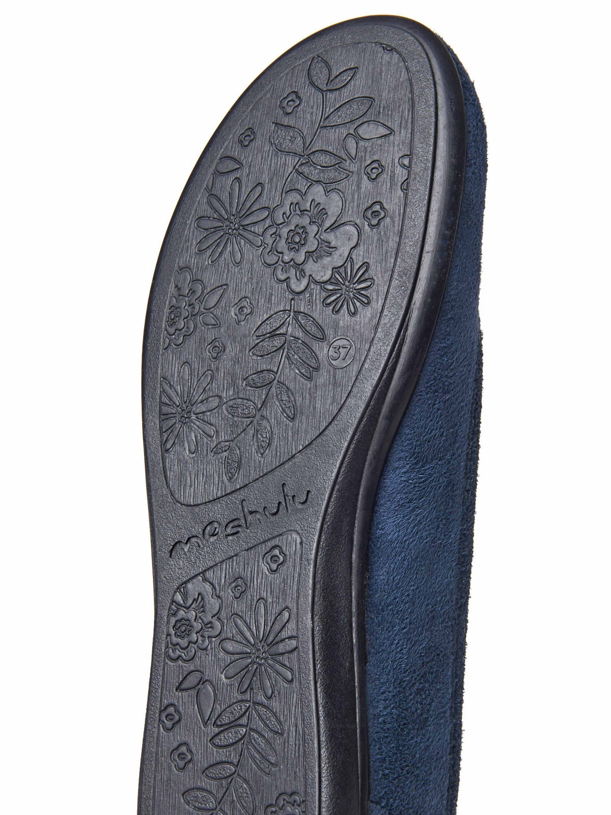Blue textile ballerina slippers - BANOFFEE 2 INDIGO