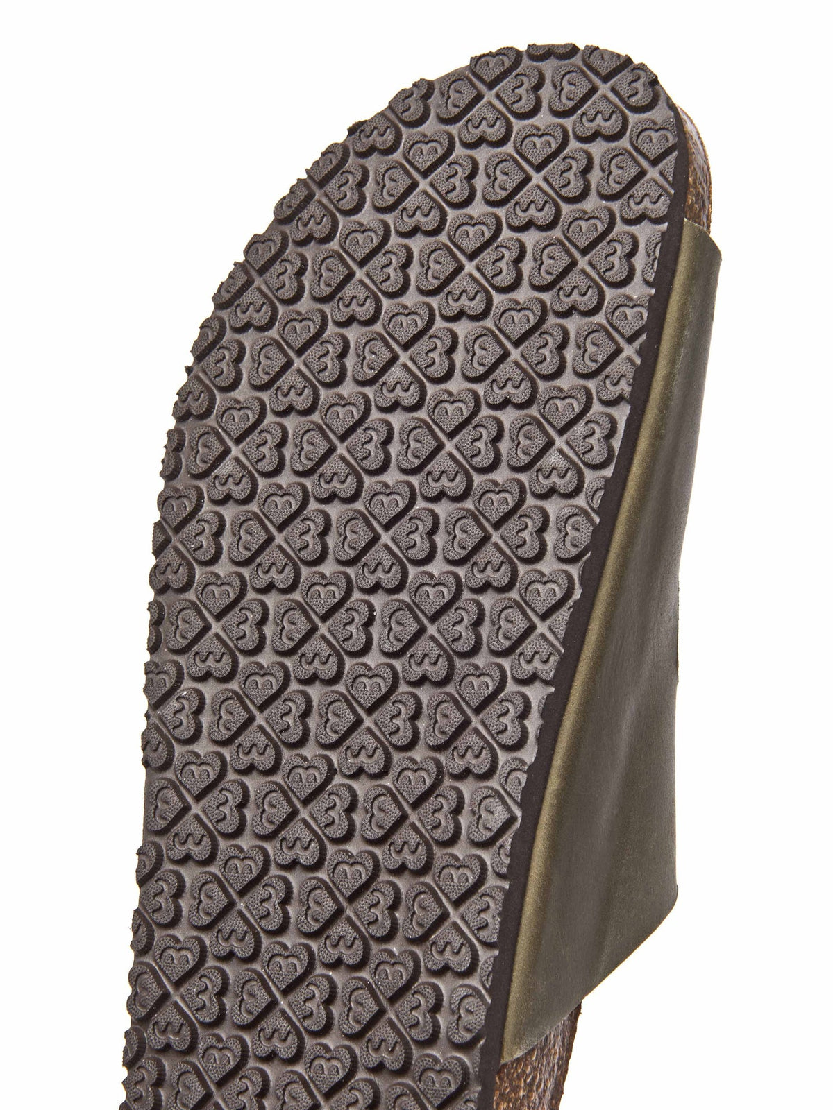 Brown cork footbed mule sandals - BAVARIA WAXY KHAKI BROWN