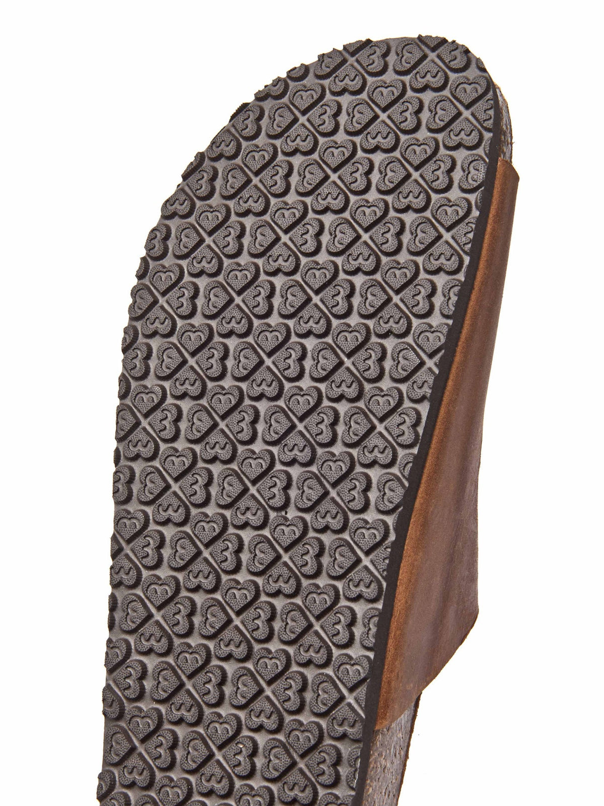 Brown cork footbed mule sandals - BAVARIA WAXY TAN
