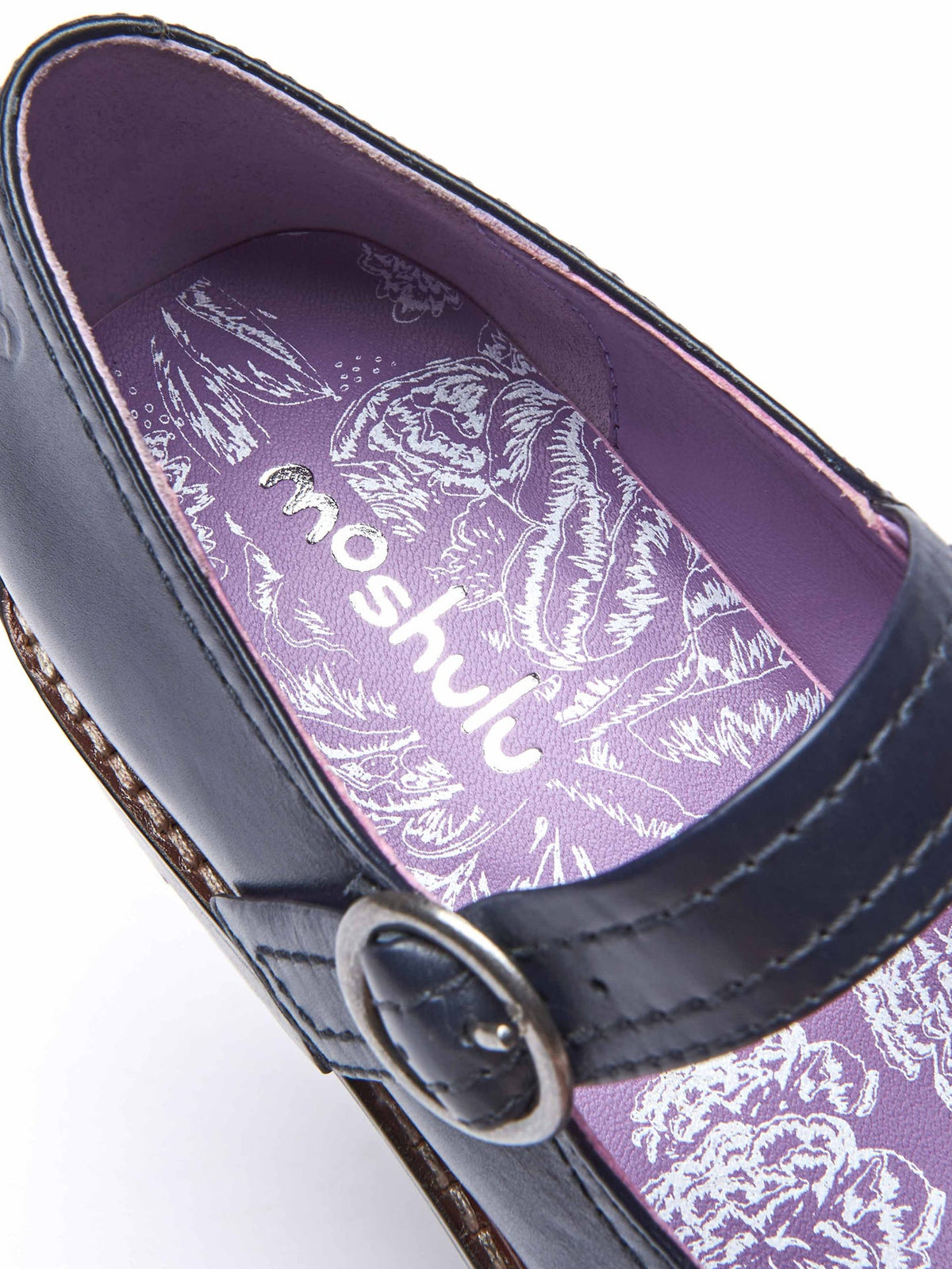 Blue chunky Mary Jane shoes - BOYCE INDIGO