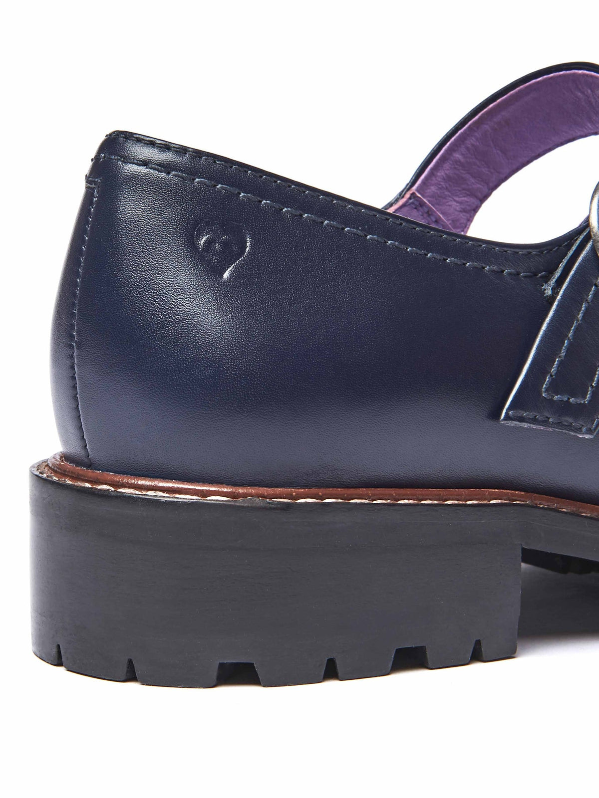 Blue chunky Mary Jane shoes - BOYCE INDIGO