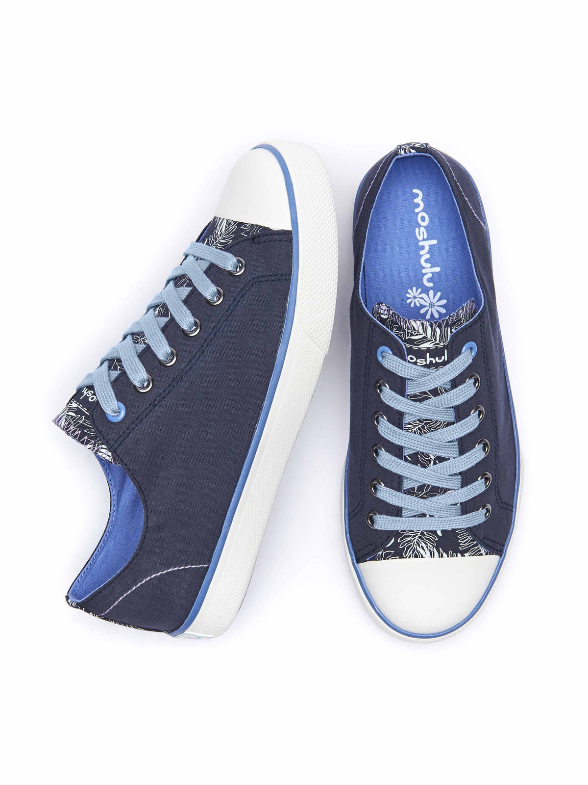 Blue casual lace-up trainers - MARRAKECH 4 INDIGO