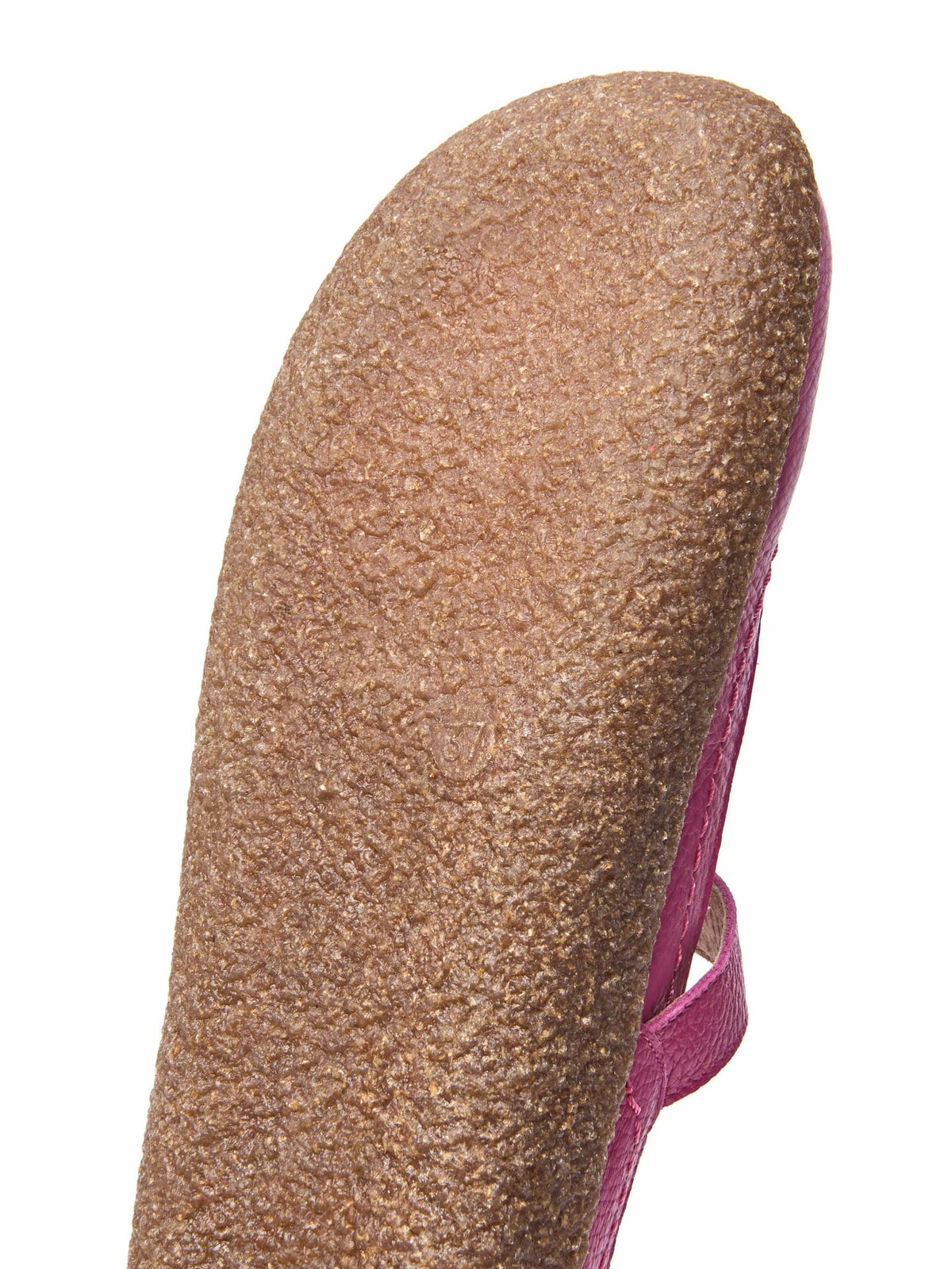Pink leather Mary Jane clog shoes - PEPPERCOMBE FUCHSIA PINK