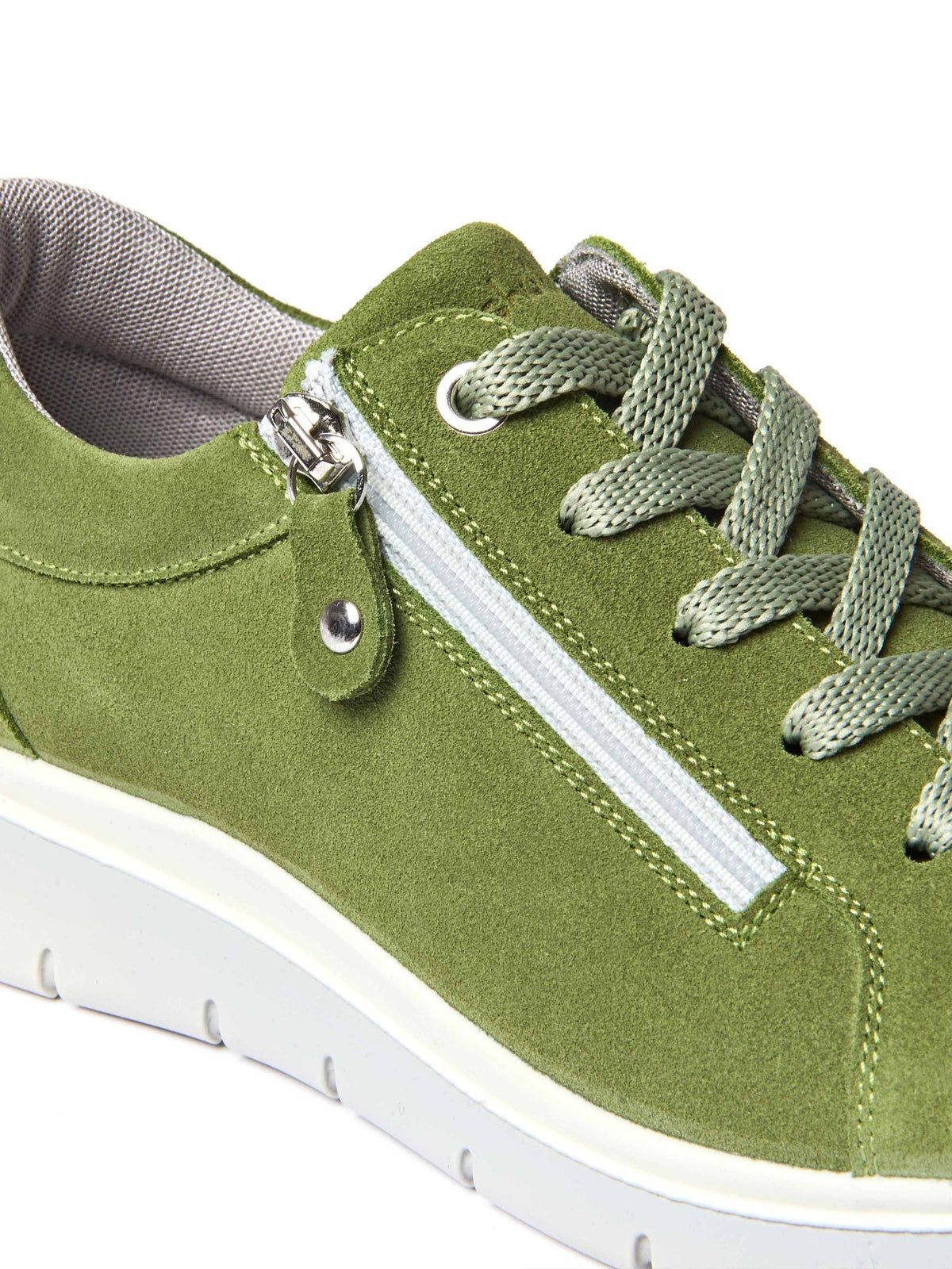 Green Casual lightweight trainers - KENSEY LICHEN GREEN SUEDE