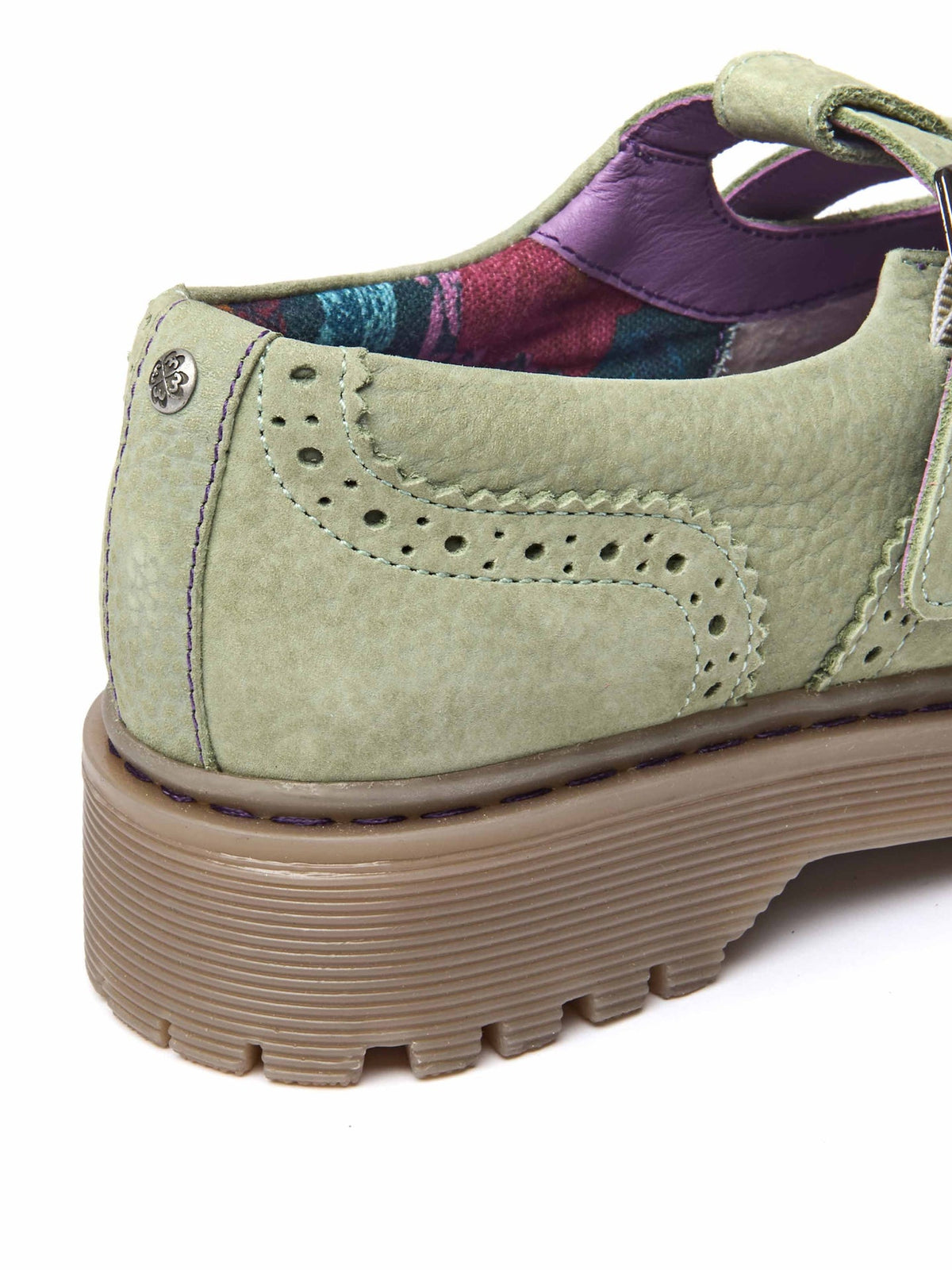 Green chunky Mary Jane shoes - CALTHIA SAGE GREEN
