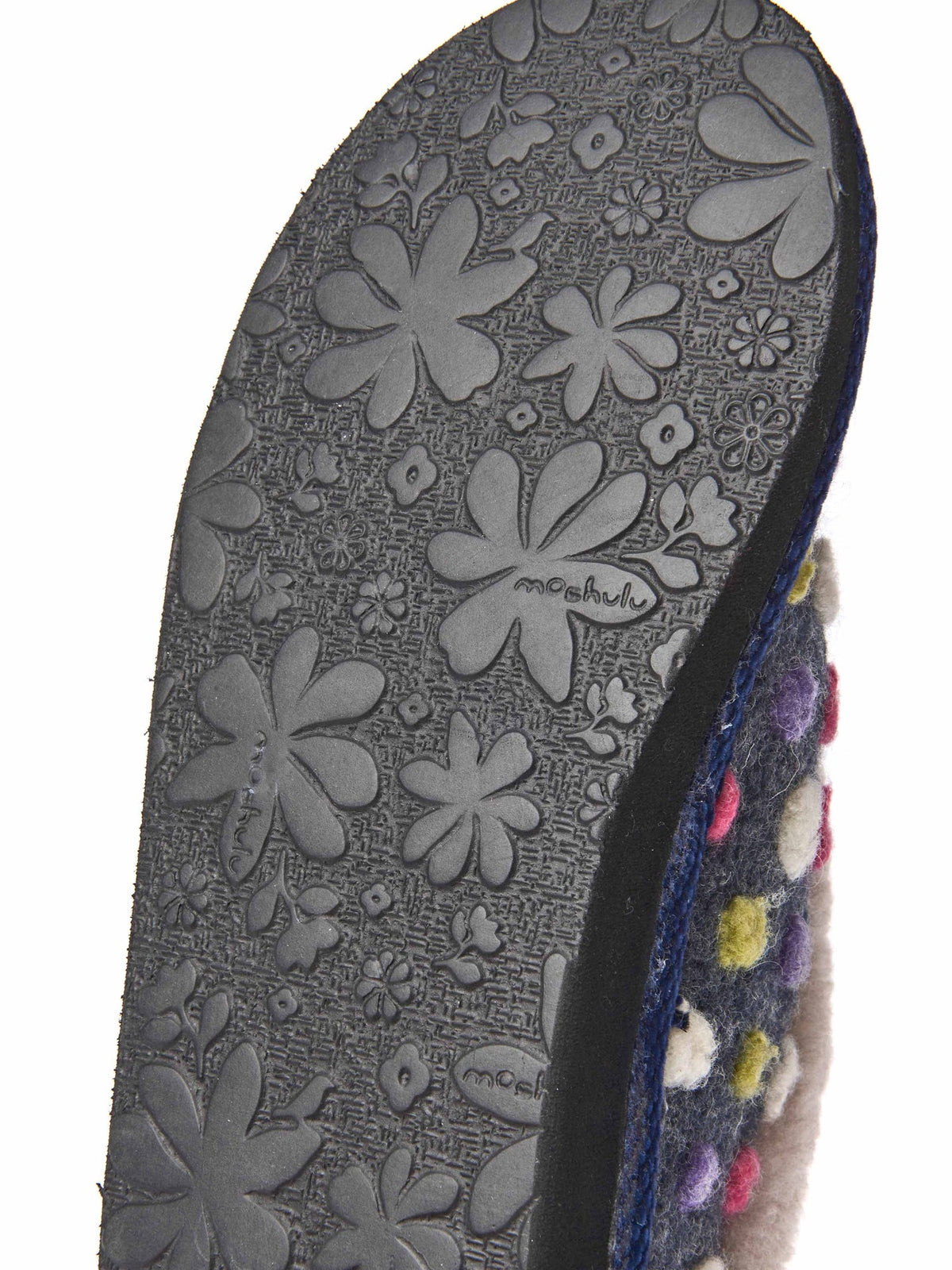Blue short spotty bootie slippers - BO INDIGO