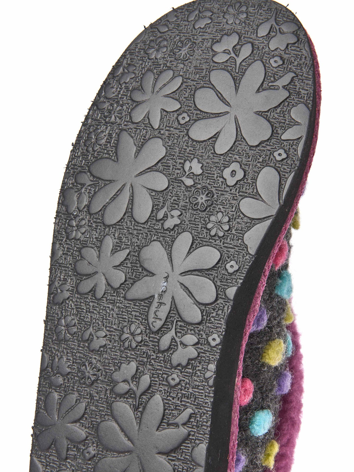 Grey short spotty bootie slippers - BO SHADOW