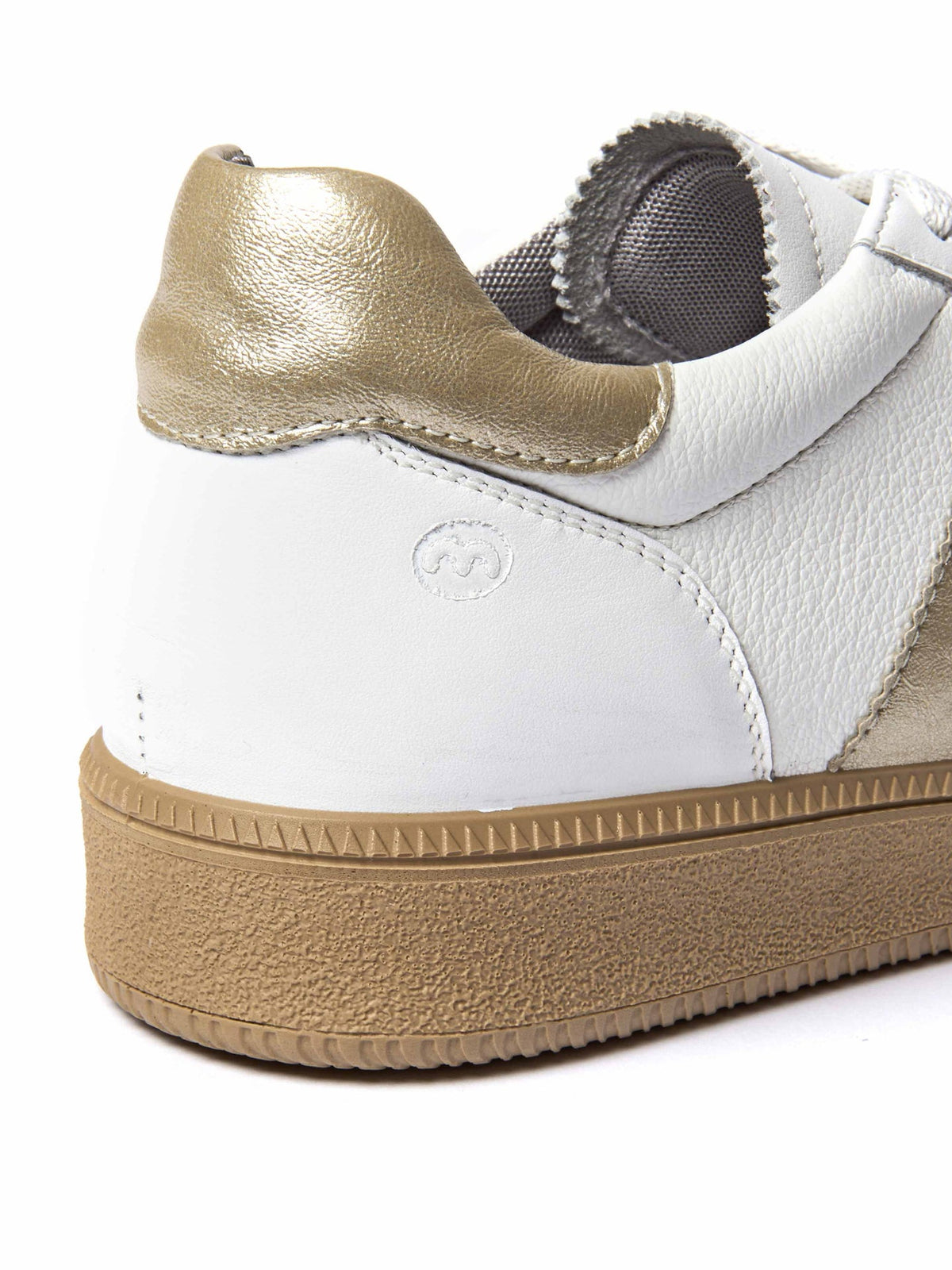 White colourful and metallic fashion trainers - JESS WHITE LEATHER