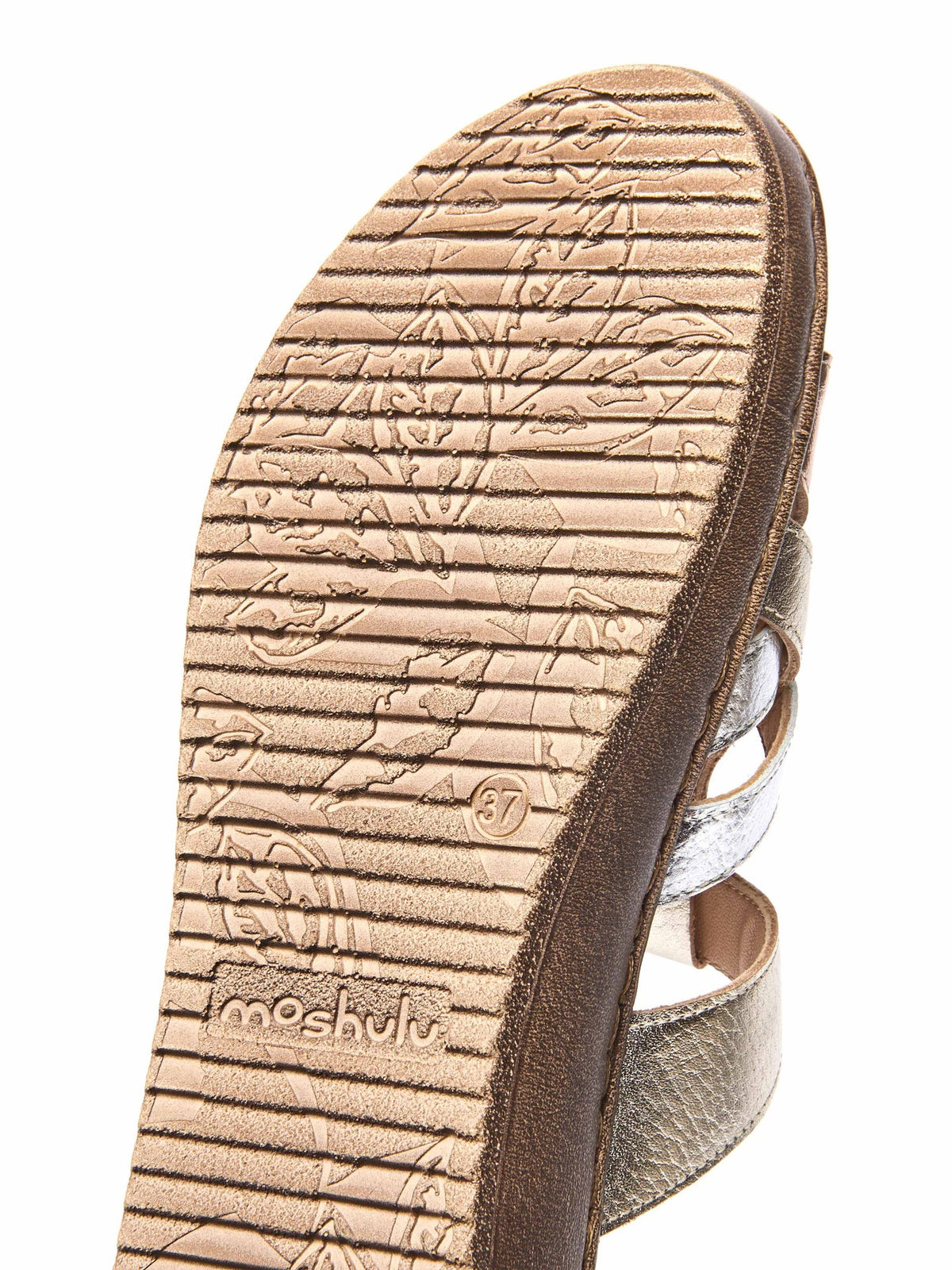Metallic multi-coloured slip on sandals - ZAHARA METALLIC MULTI LEATHER