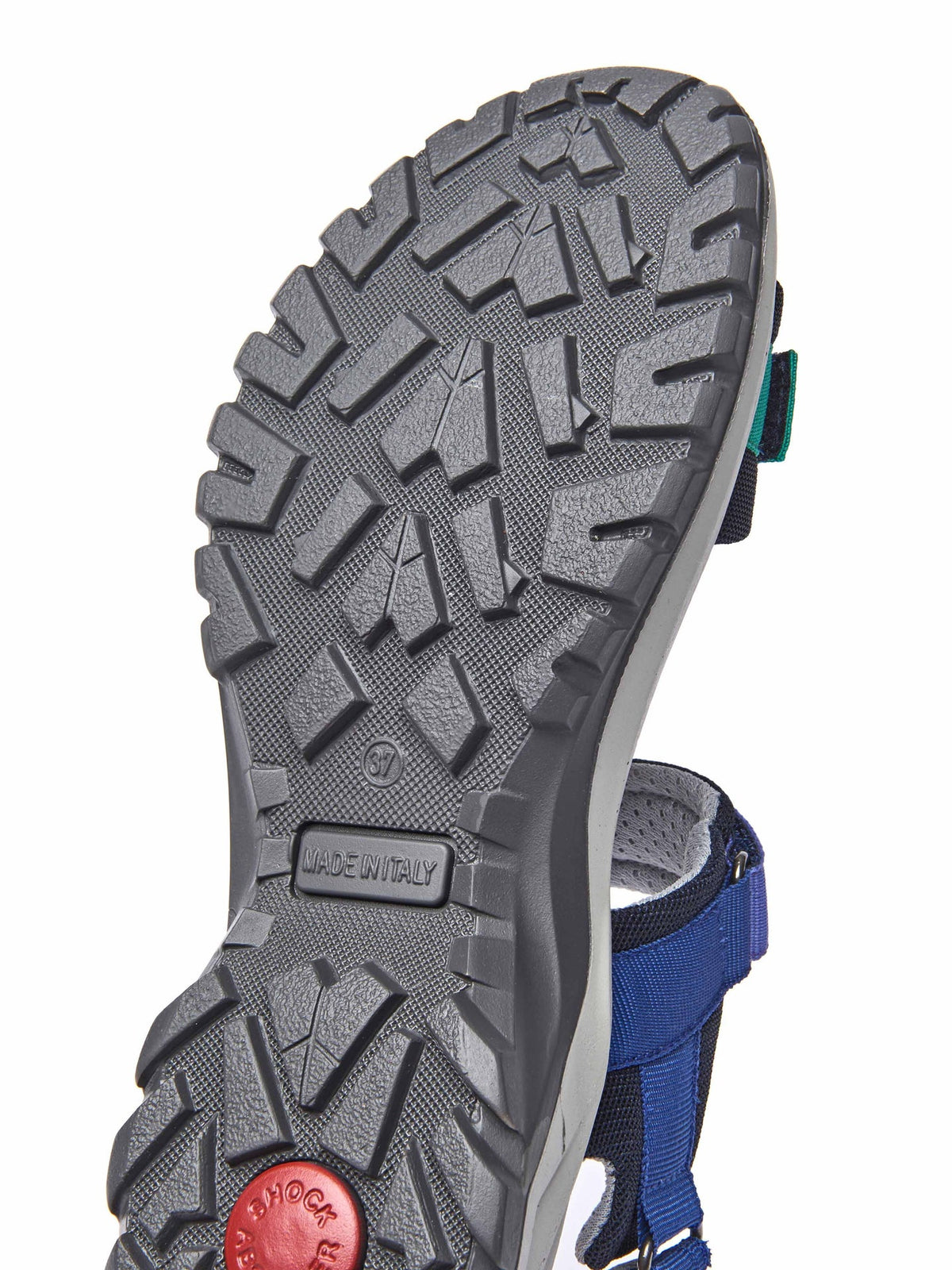 Blue chunky lightweight adventure sandals - LUNE INDIGO MULTI