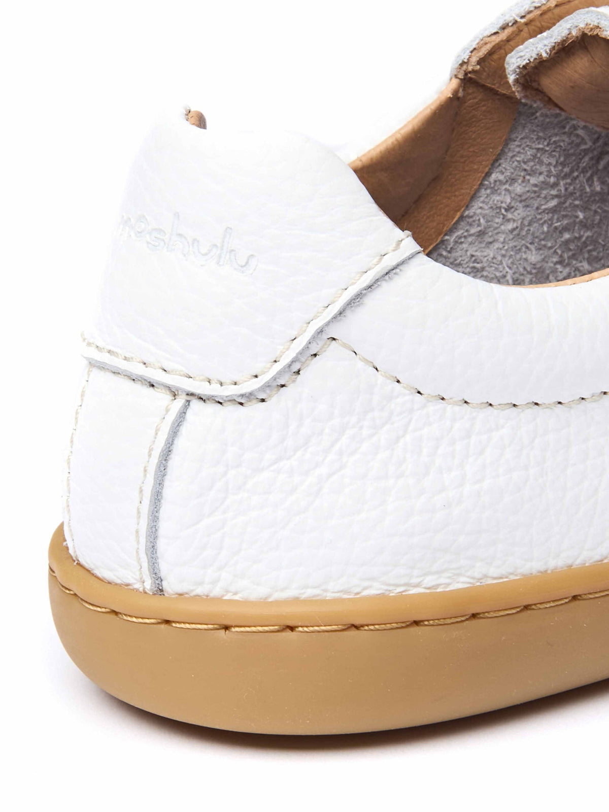 White ladies moccasin-style trainer - POLZEATH WHITE LEATHER