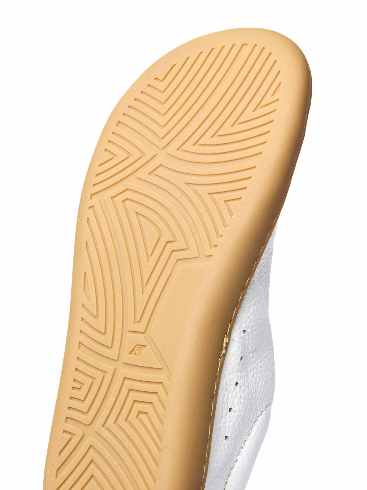 White ladies moccasin-style trainer - POLZEATH WHITE LEATHER