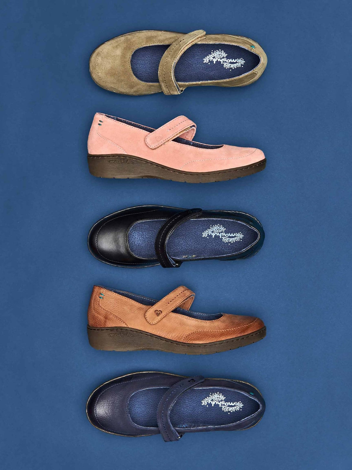 Pink leather bar shoes - OSWESTRY SEASHELL PINK SUEDE
