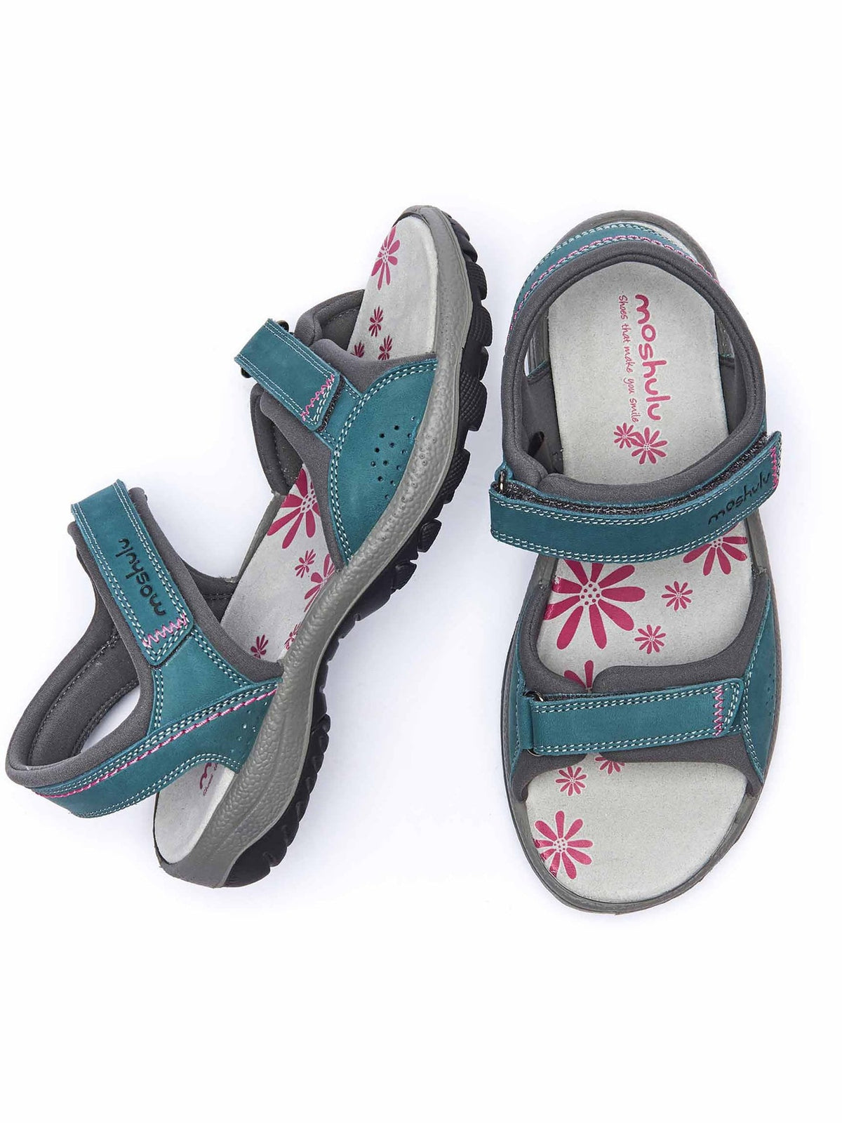 Blue adventure sandals - AVON TURQUOISE