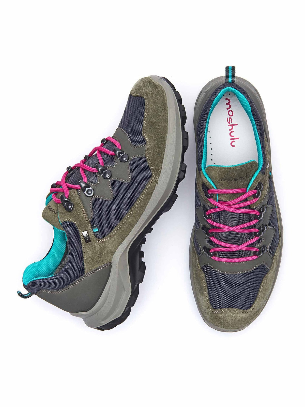 Green Water-resistant trainers - ANSTEY MOORLAND MULTI