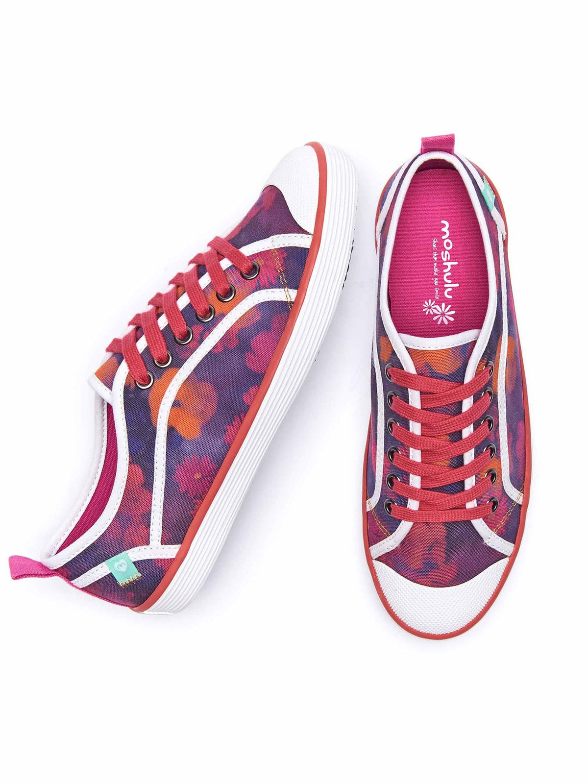Blue lace-up canvas shoes - CUDDLY TOY 2 INDIGO BLOSSOM