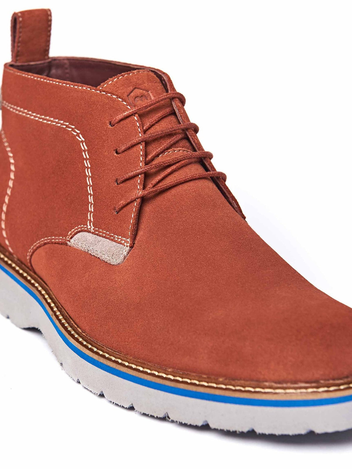 Blue men's ankle boots - HUMUS INDIGO