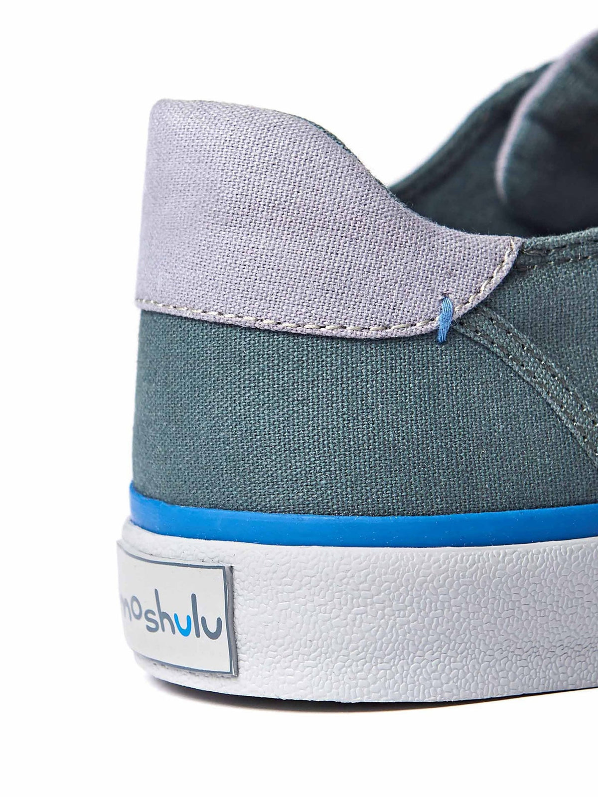 Green men's cotton canvas trainers - DAUB ATLANTIS GREEN