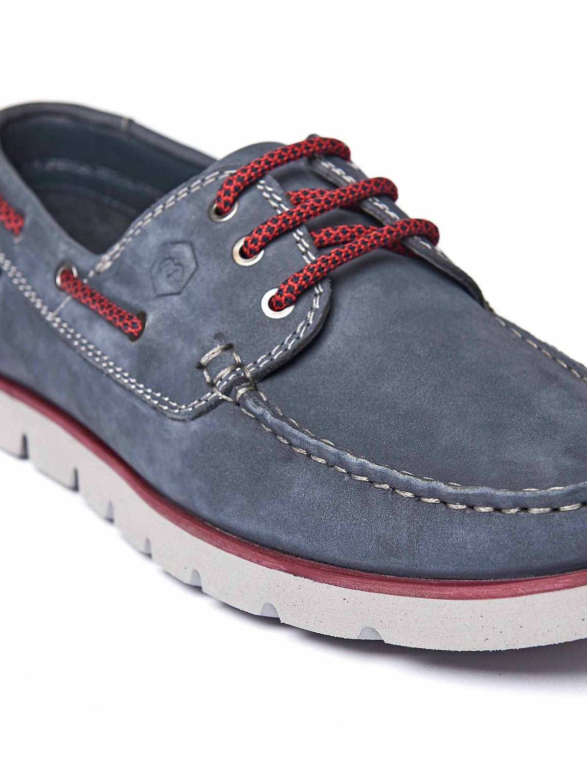 Blue men's deck shoes - OXENHOPE INDIGO