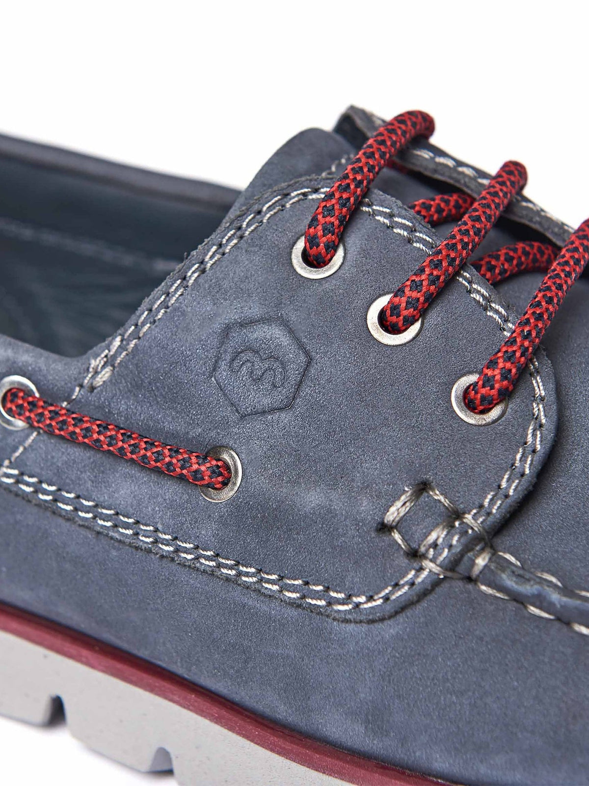 Blue men's deck shoes - OXENHOPE INDIGO