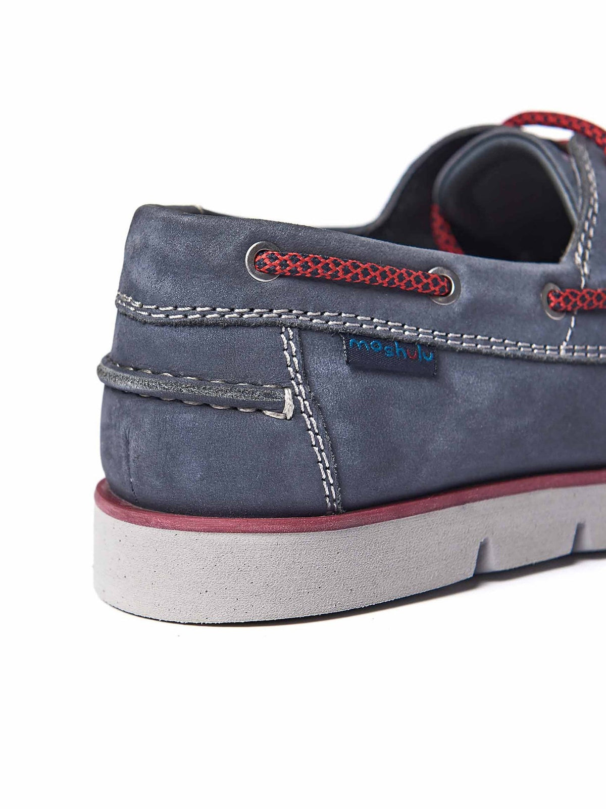 Blue men's deck shoes - OXENHOPE INDIGO