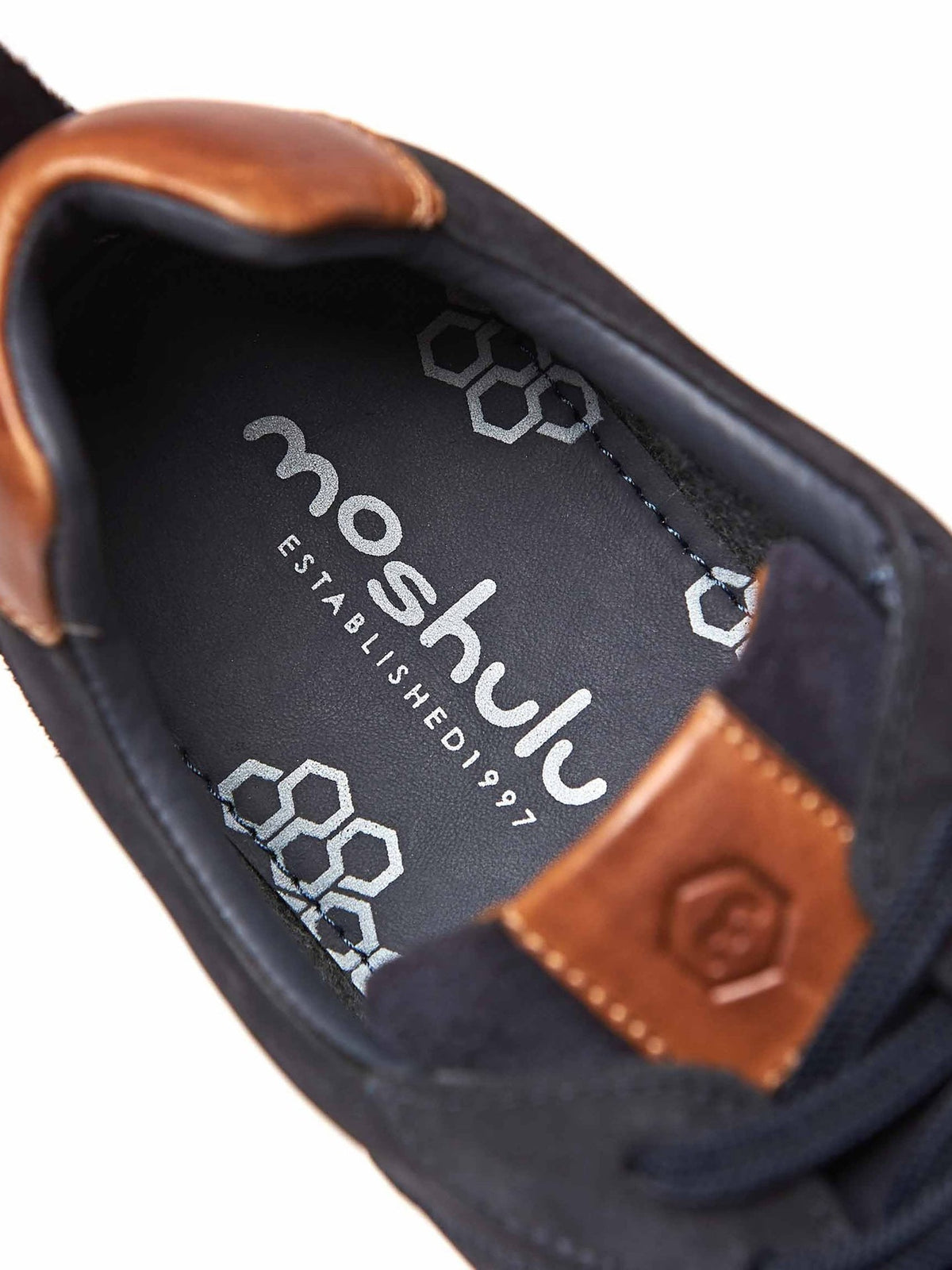 Brown men's nubuck and suede trainers - WINGER TAN