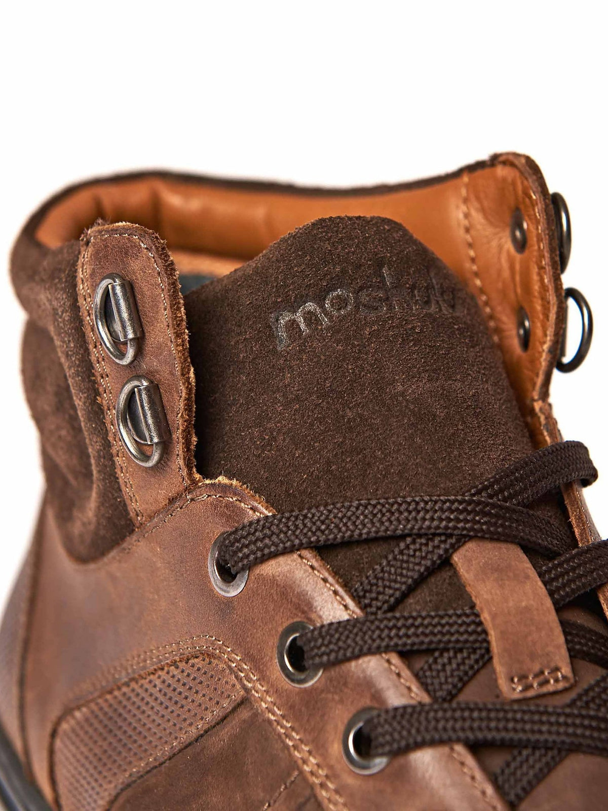 Brown men's lace up trainers - HOMERUN BROWN