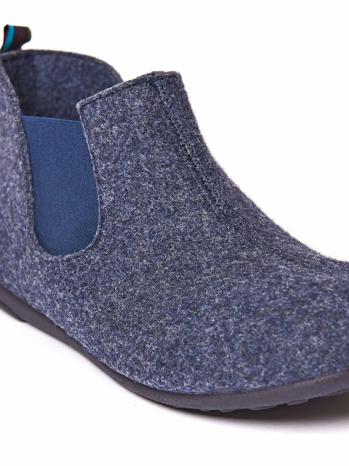 Grey men's felt slippers - BOSWIN GREY
