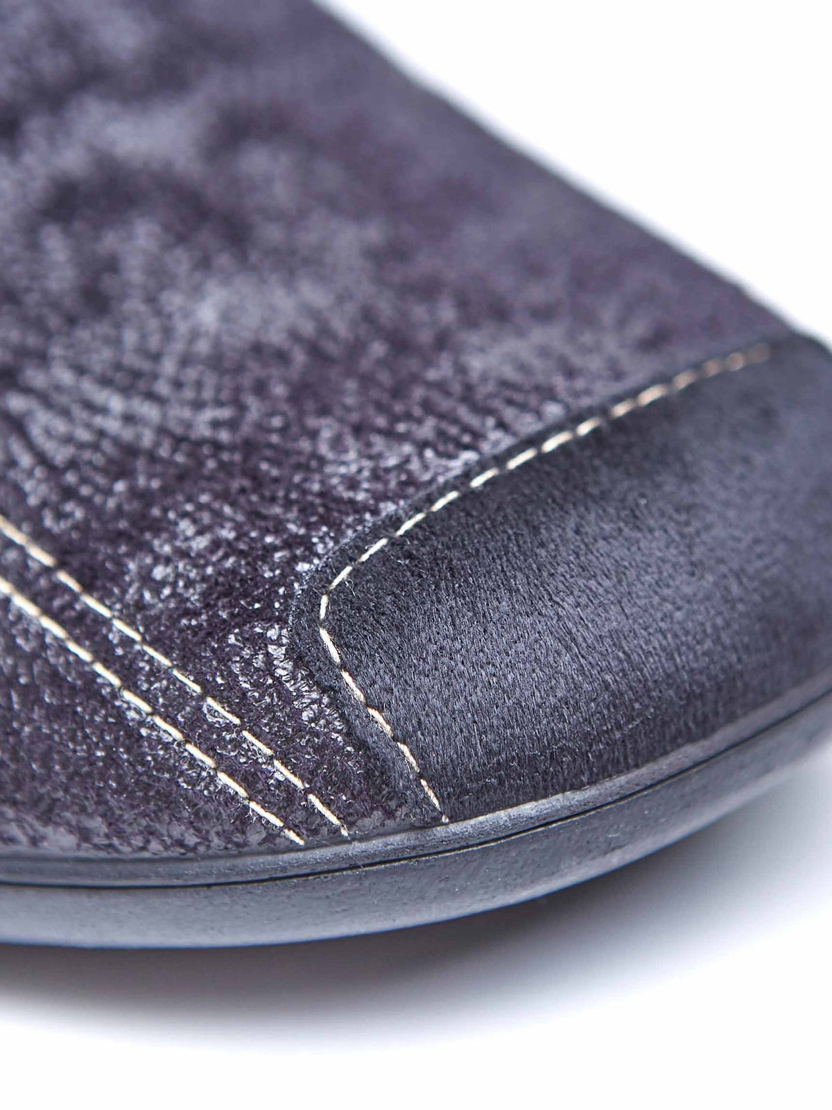Black men's slip-on slippers - JAKARTA 2 BLACK
