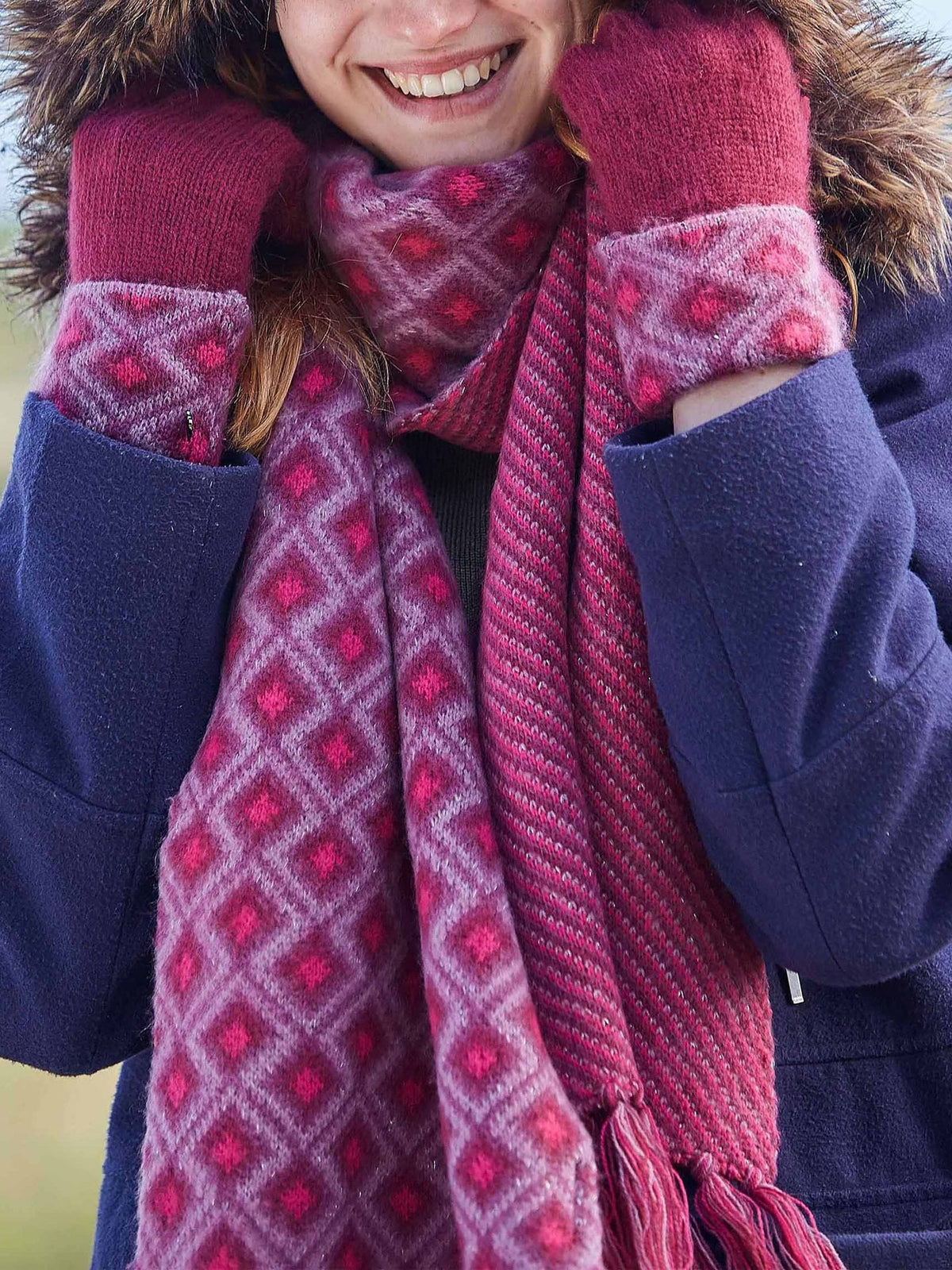 Pink FLURRY SCARF - FLURRY SCARF SMOOTHIE