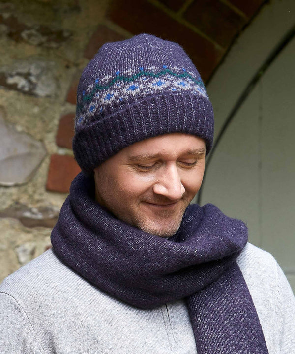FRAMPTON HAT NAVY MULTI