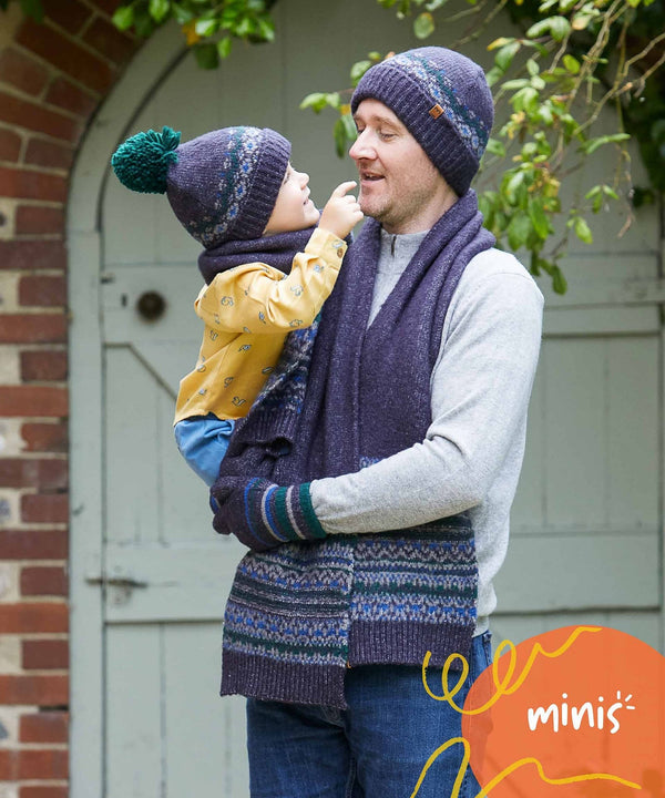 MINI FRAMPTON HAT NAVY MULTI