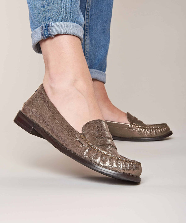 PETREL LEATHER BRONZE METALLIC
