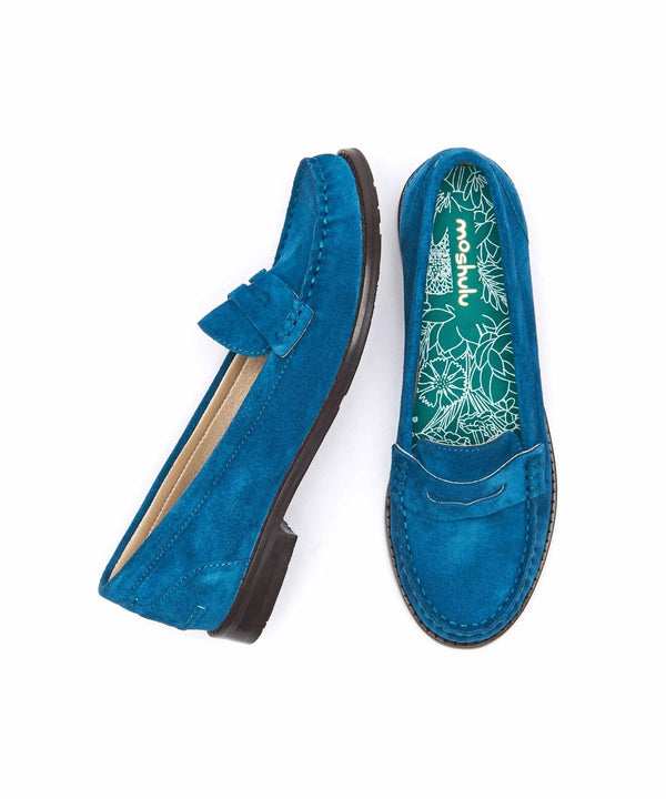 PETREL SUEDE DARK TEAL