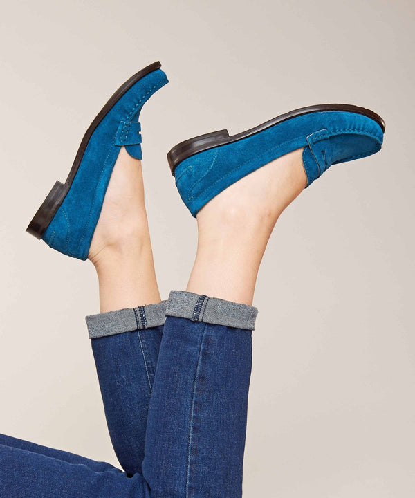 PETREL SUEDE DARK TEAL