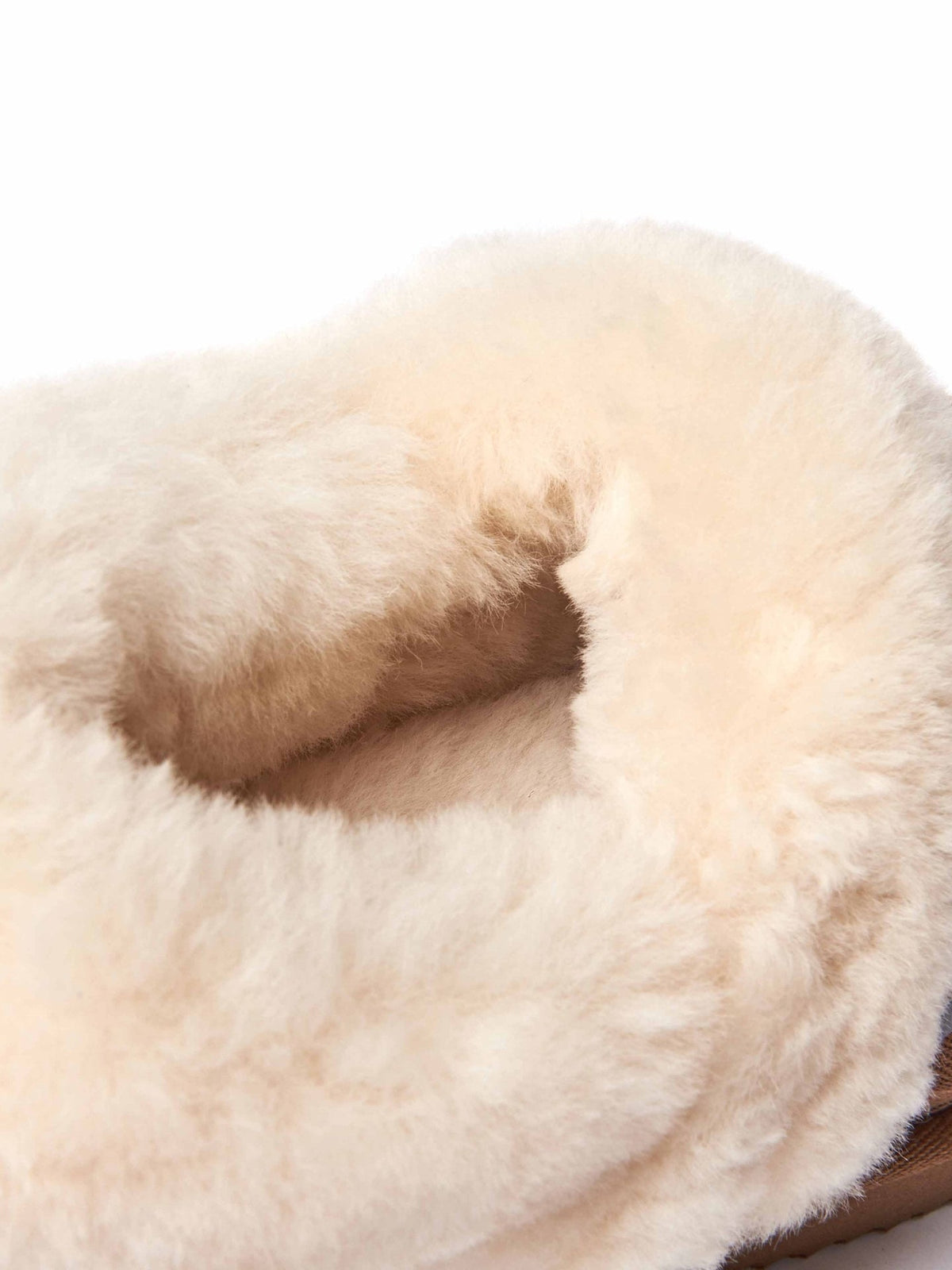 Pink / Purple Ladies' doubleface sheepskin slippers - ALBERTA MAUVE