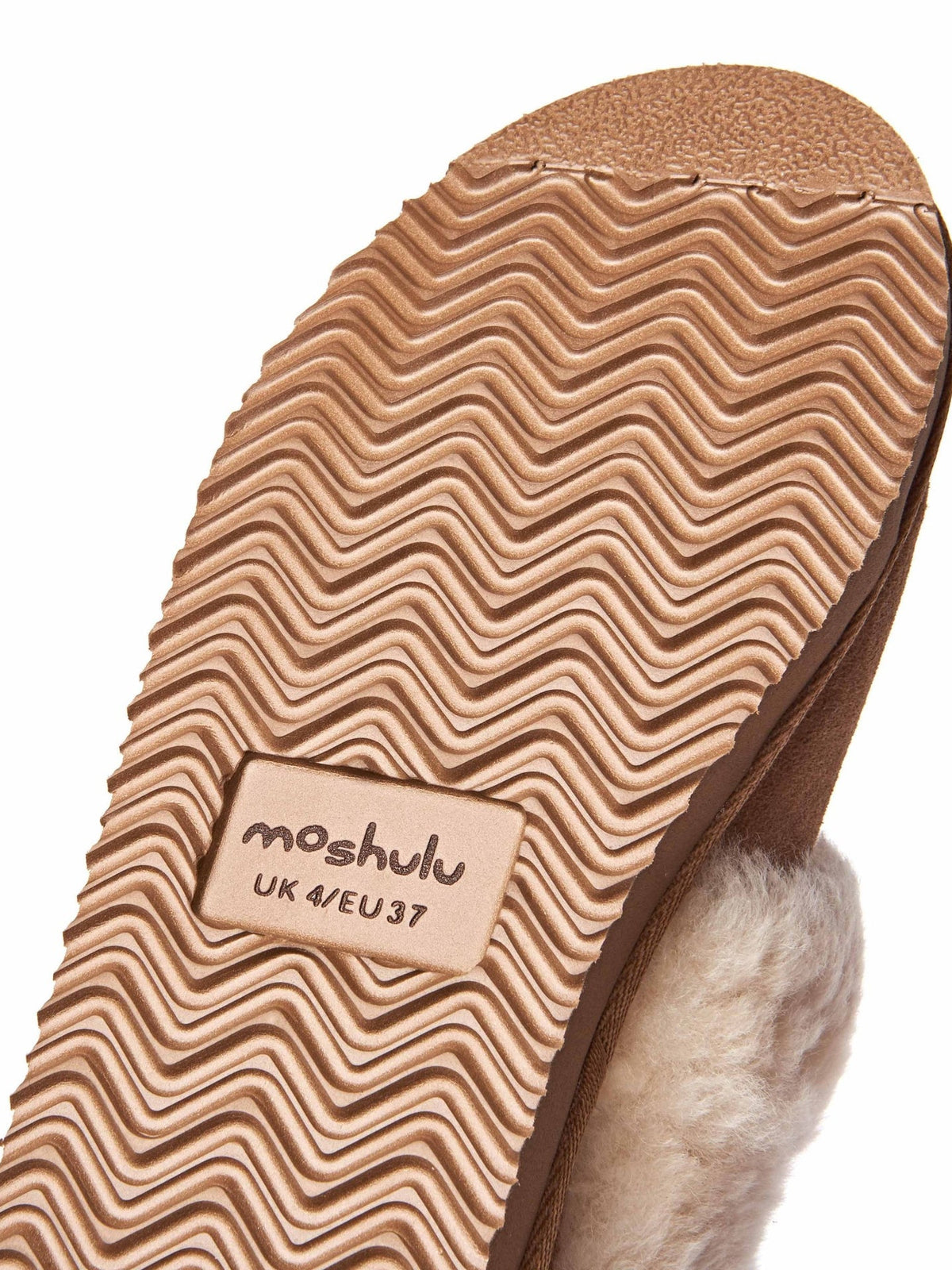 Pink / Purple Ladies' doubleface sheepskin slippers - ALBERTA MAUVE