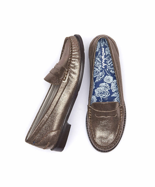 PETREL LEATHER BRONZE METALLIC