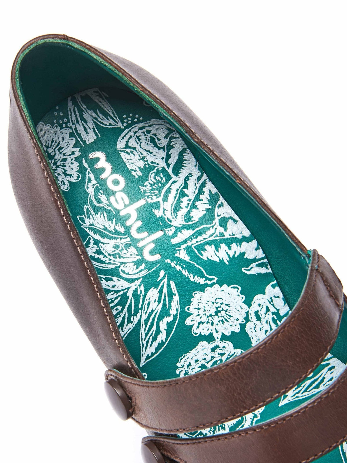 Blue Mary Jane court block heels - BONHEUR INDIGO