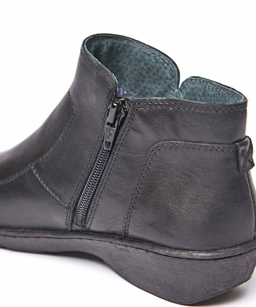Purple leather lightweight ankle boots - FRUIT DROP 2 DEEP VIOLET