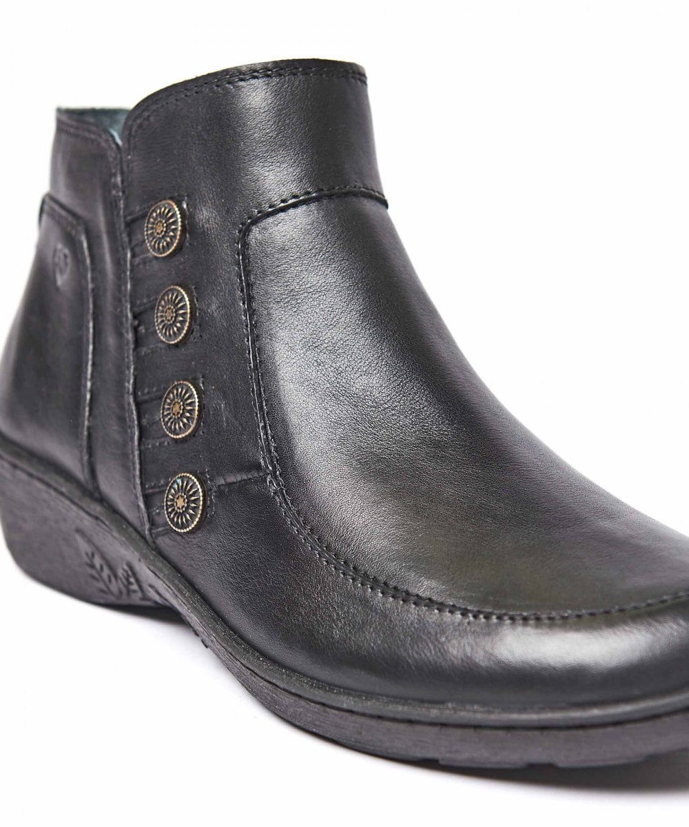 Brown leather lightweight ankle boots - FRUIT DROP 2 TAN