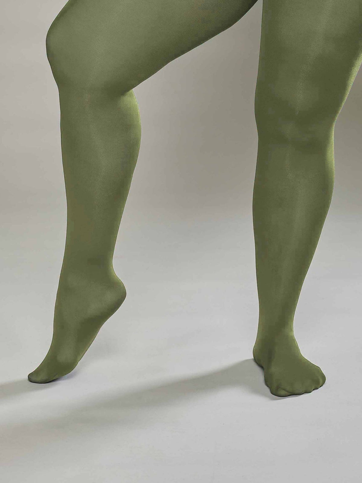 Green ladies' colourful tights - FRANGIPANE 2 FERN
