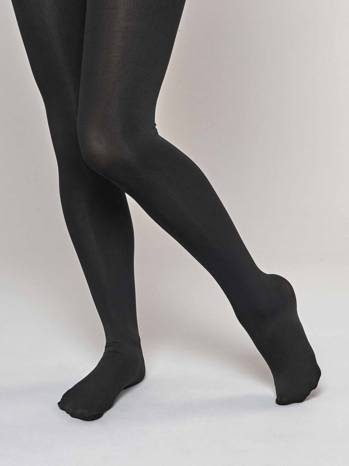 Black ladies' colourful tights - FRANGIPANE 2 BLACK