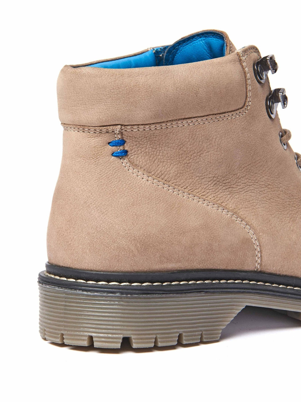 Grey ladies' hiker-style ankle boots - HARTE 2 PEBBLE GREY