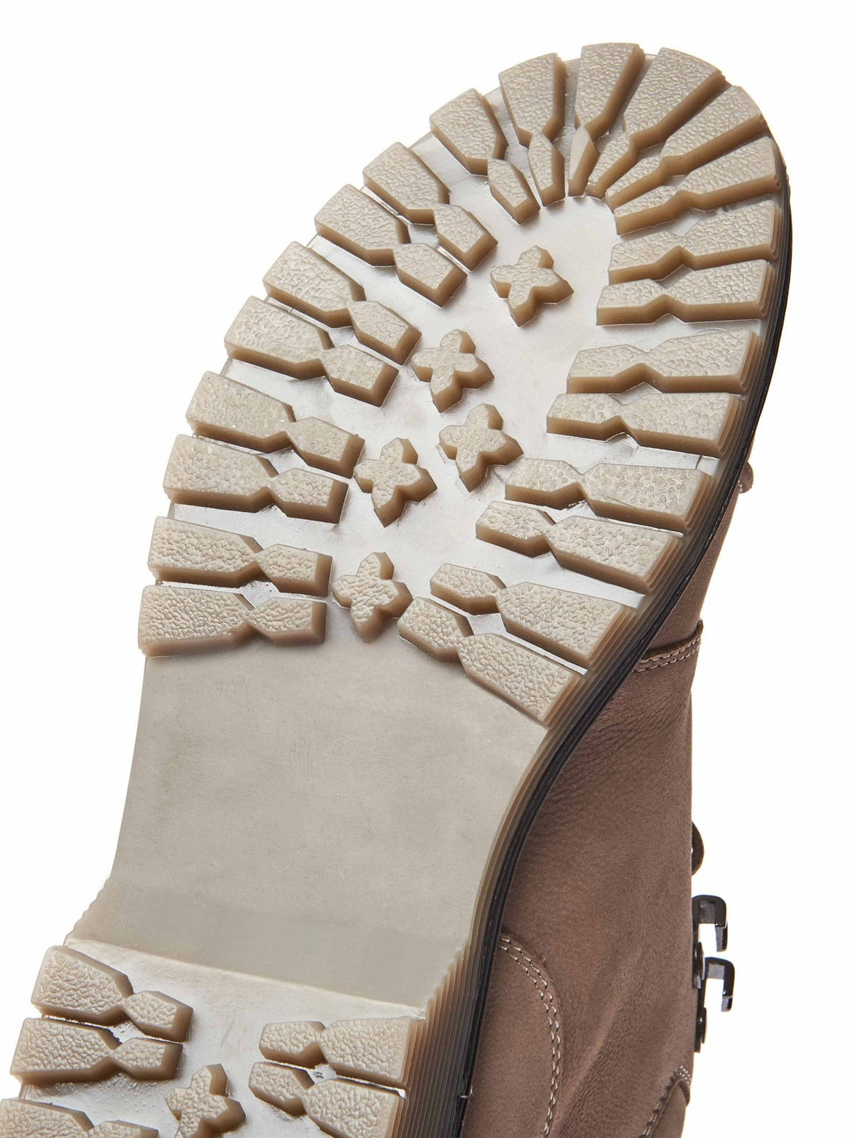 Grey ladies' hiker-style ankle boots - HARTE 2 PEBBLE GREY