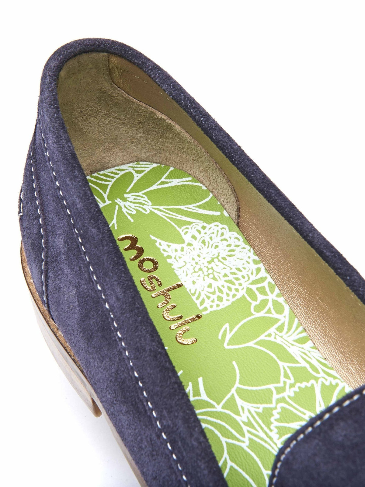 Purple classic suede penny loafers - PETREL SUEDE ROYAL PURPLE